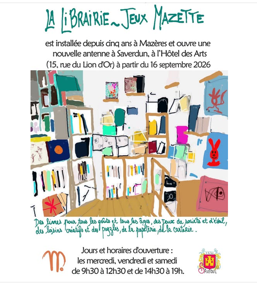 Libraire jeux mazette